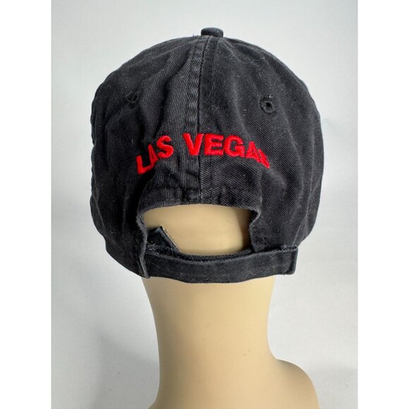 Coyote Ugly Las Vegas Black & Red Baseball Cap One Size Adjustable Strapback - Picture 13 of 16